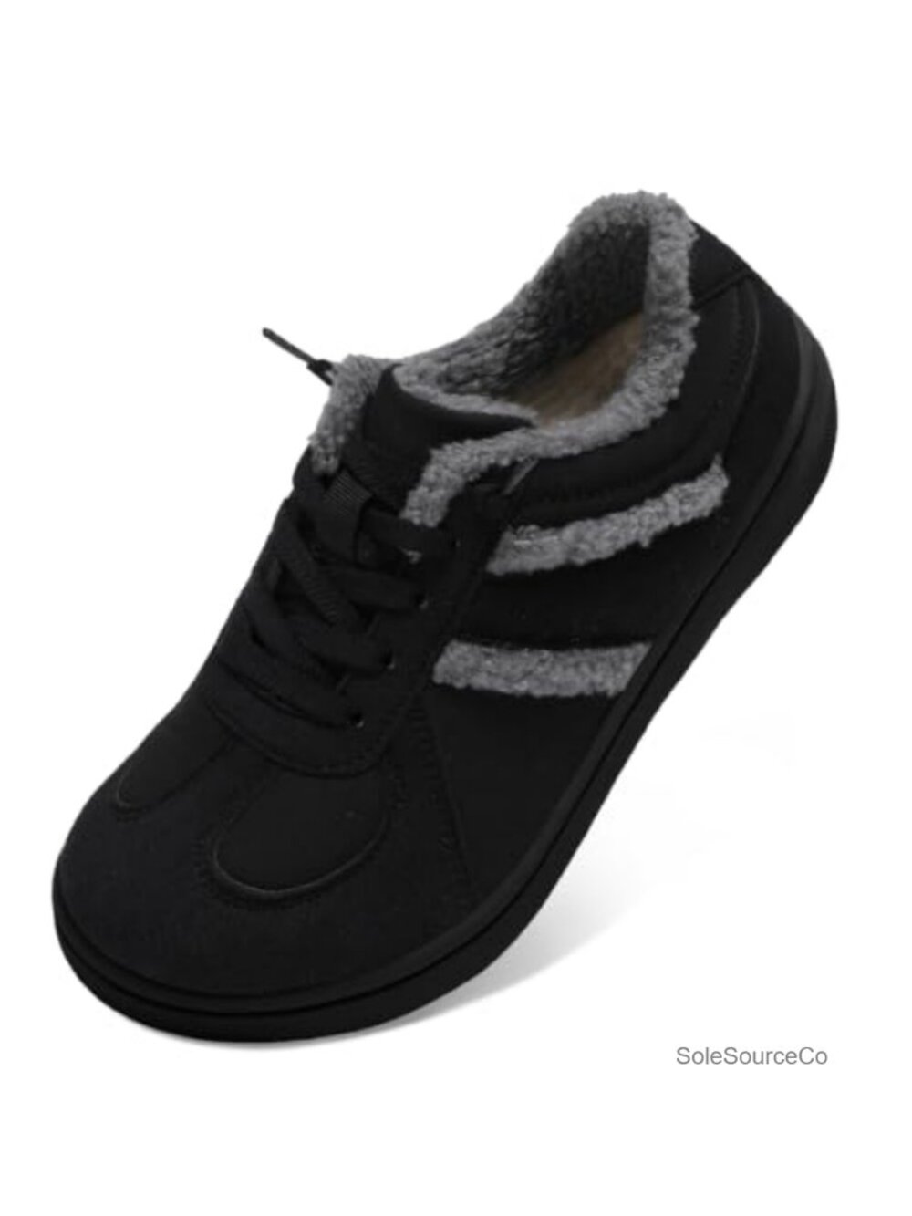 Women's Fleece-Lined Fashion Sneakers Warm Winter Shoes